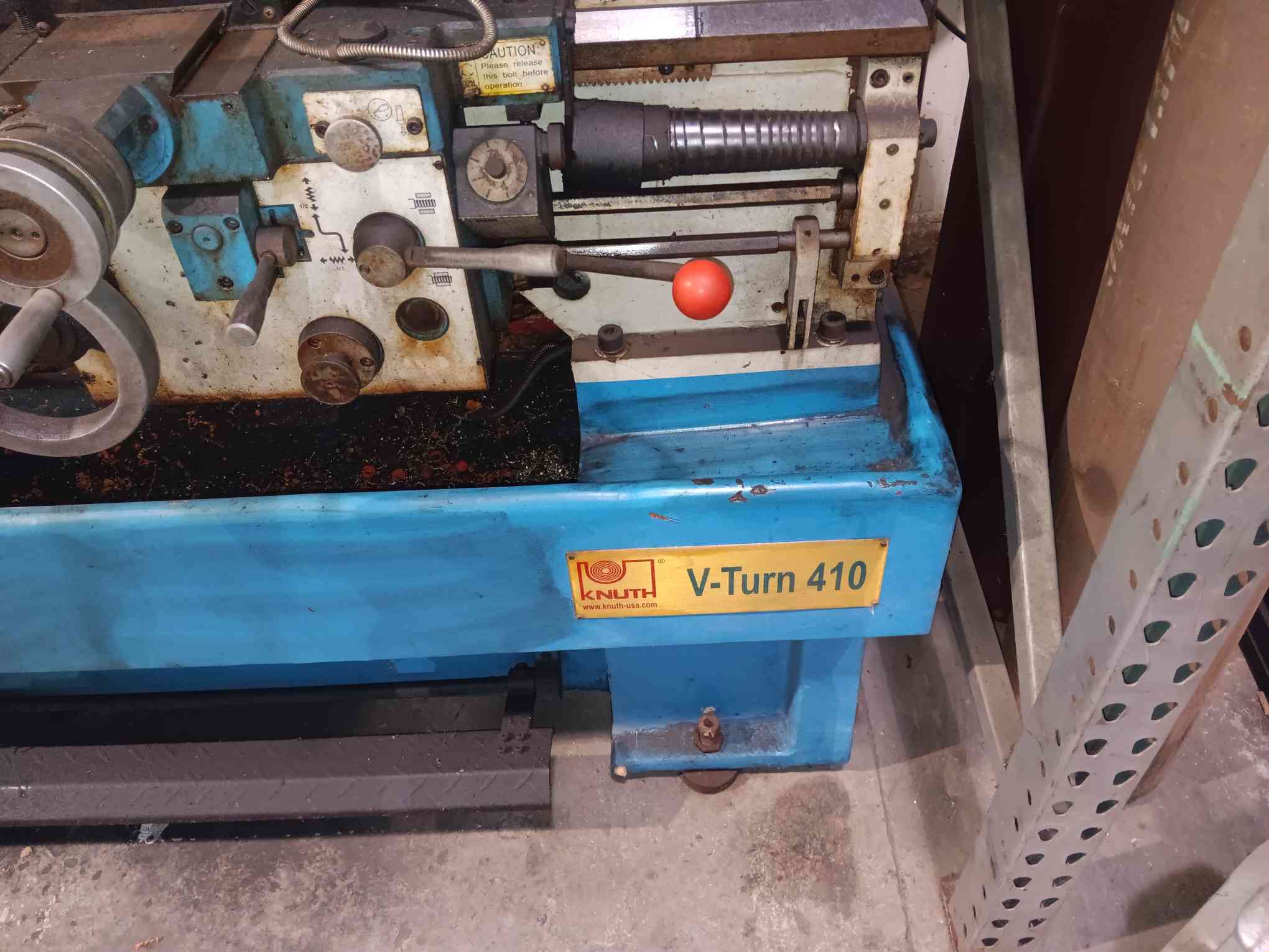 15" x 40" Knuth Toolroom Lathe, Vturn 410