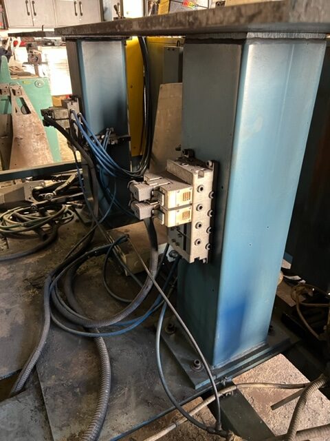 OTC Almega Arc Cell E-120 AX2 Robotic Weld Cell