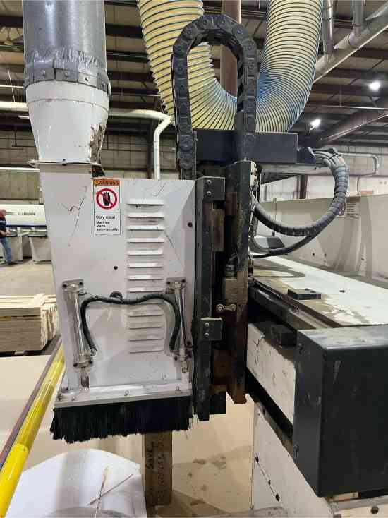 5' x 29' C.R. Onsrud 288G12 Panel Pro Router with Dekker Vacuum Pump