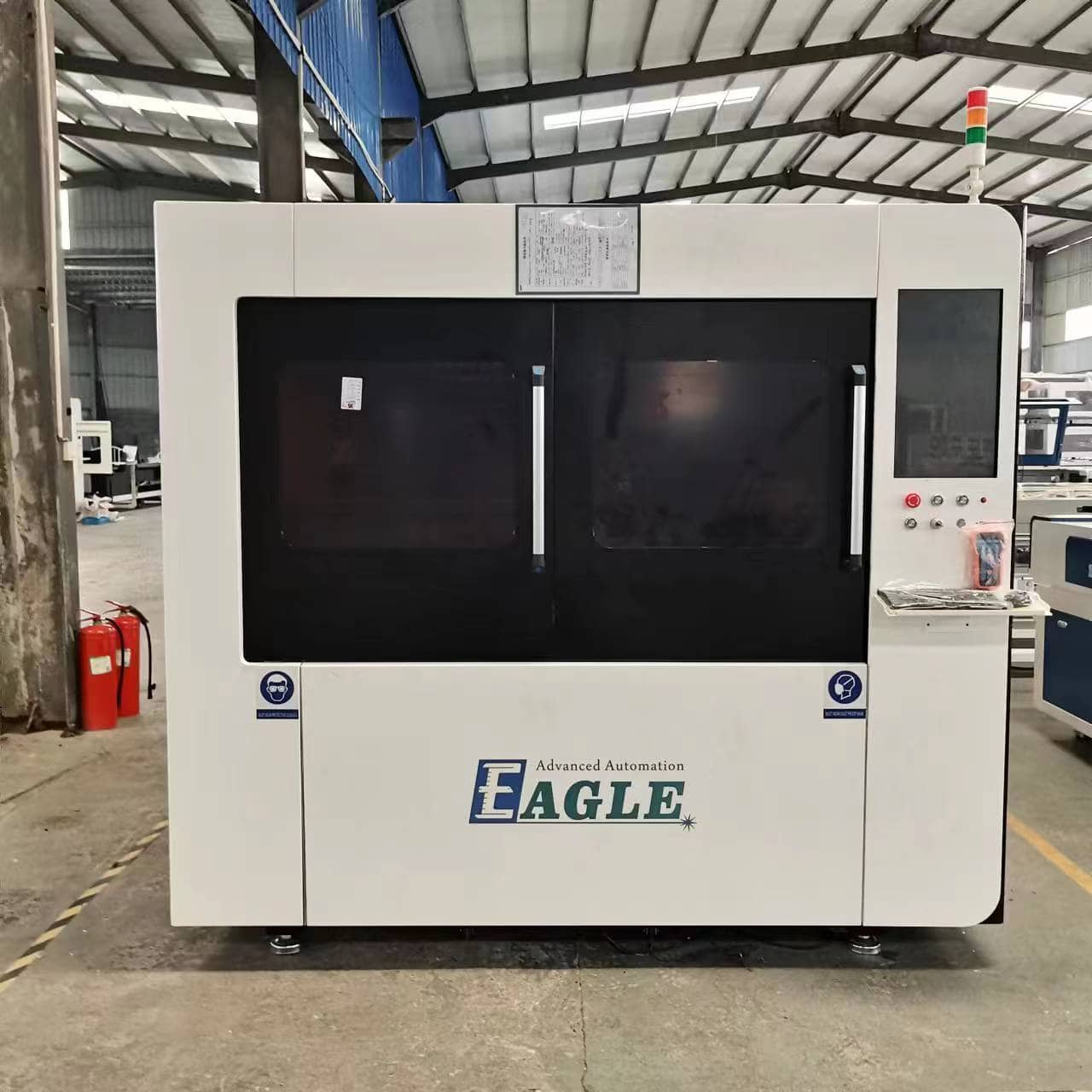6,000 Watt 4’ X 4’ Eagle X-1313 Fiber Laser Cutting Machine