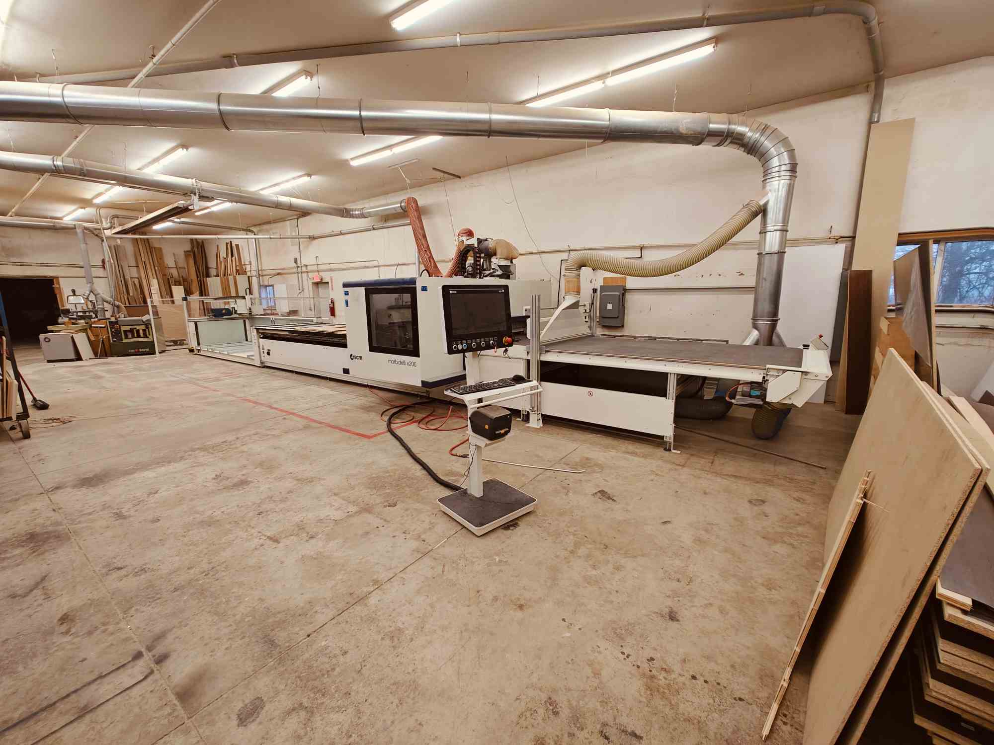 5'x10' SCM Morbidelli X200 CNC Router Nested Based Cell
