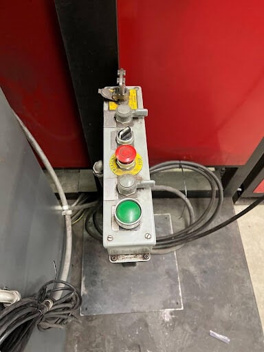 Lincoln Electric Dual Zone Weld Cell, Head and Tailstock, Fixed Table, Rj3iB Control, ArcMate 120iB