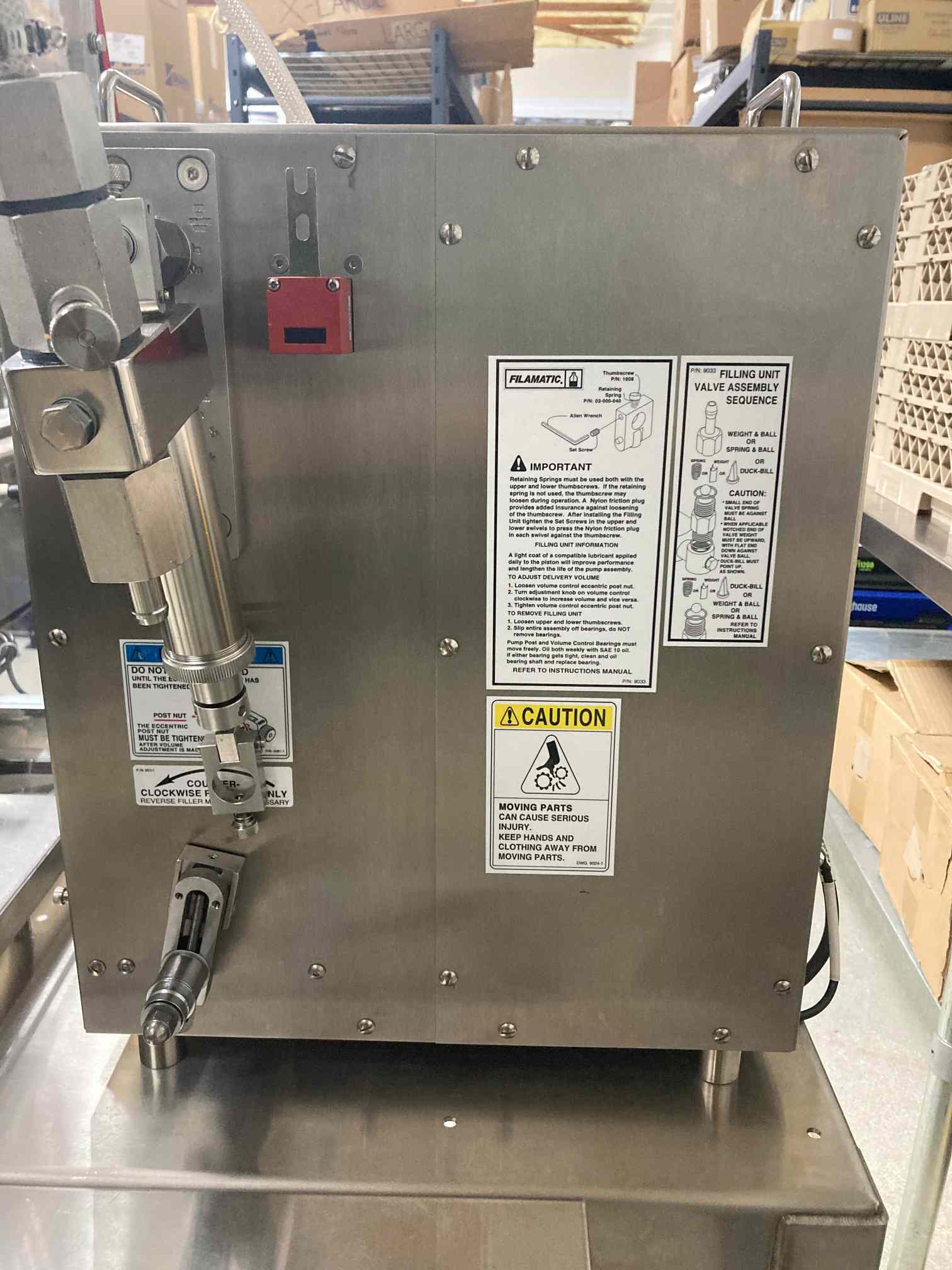 Filamatic Econofil Dual Head Filler and CT-100 Cap Tightener