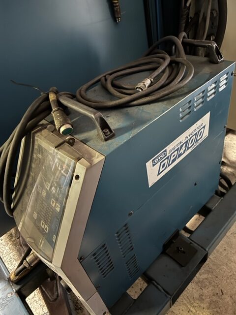 OTC Almega Arc Cell E-120 AX2 Robotic Weld Cell