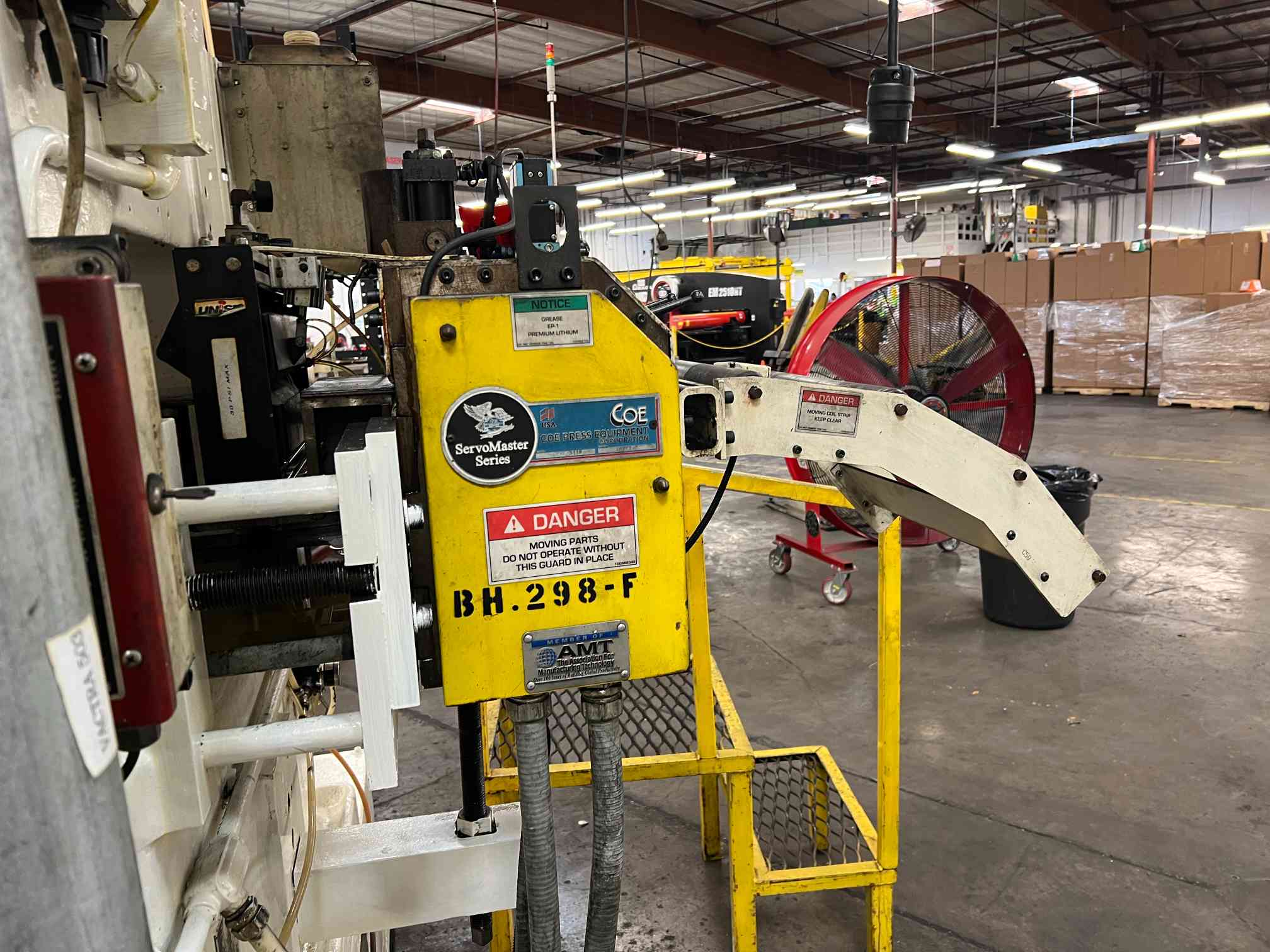150 Ton Minster Punch Press P2-150-54