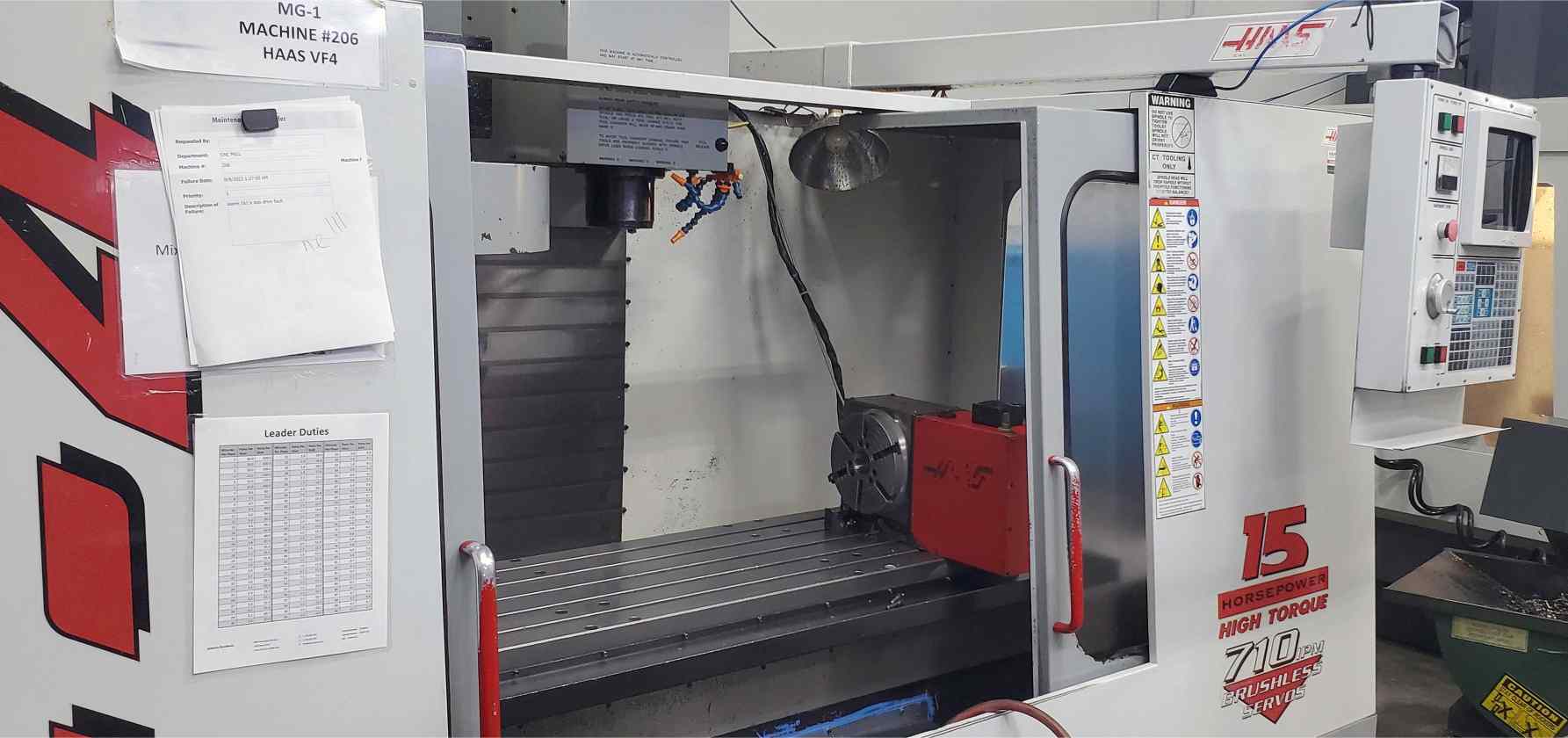 Haas VF-4 VMC