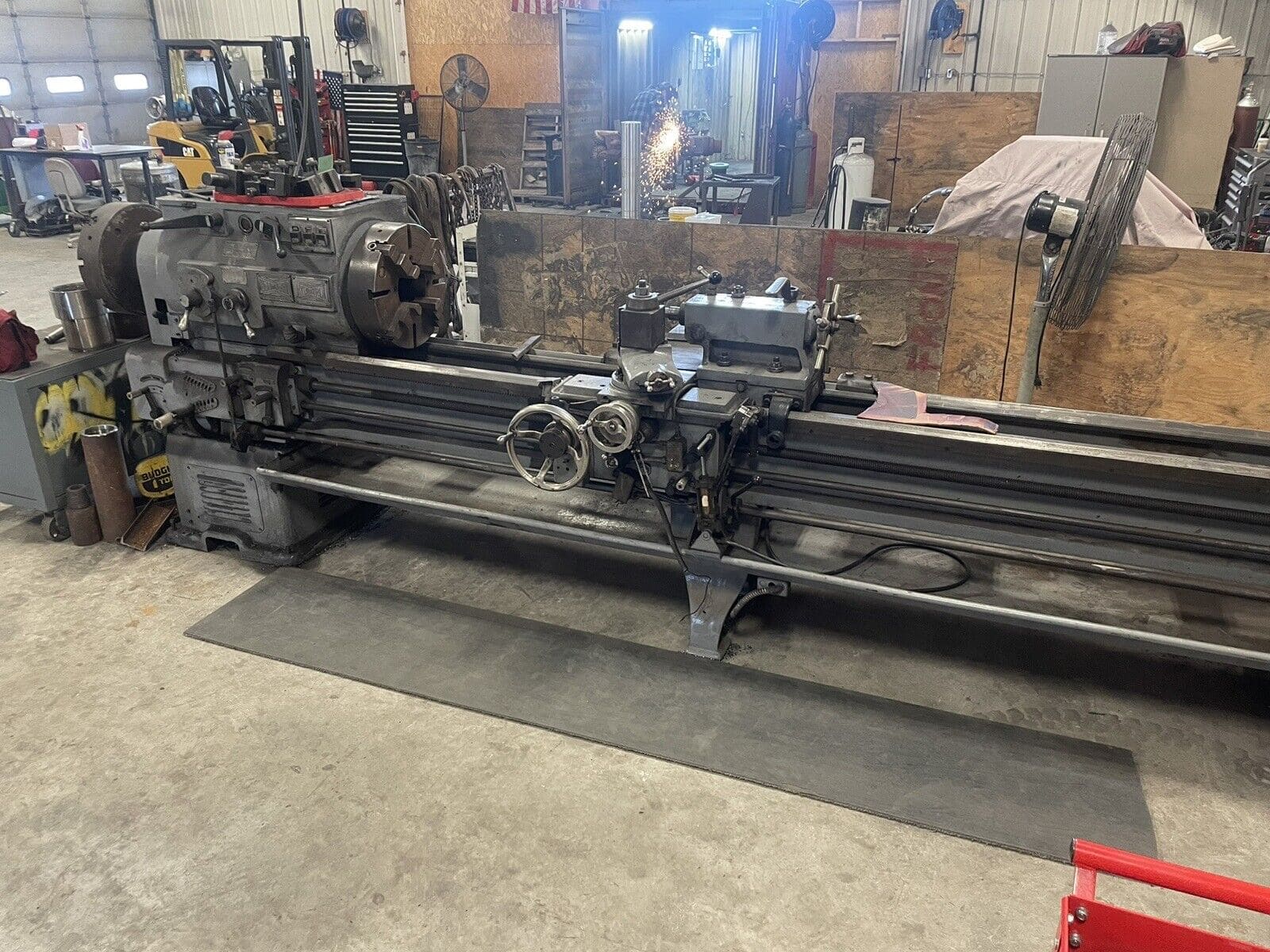 22 1/2” X 110” Lehmann Hydratrol 7” Hollow Spindle Lathe