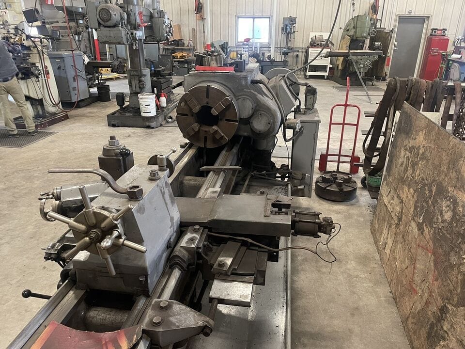 22 1/2” X 110” Lehmann Hydratrol 7” Hollow Spindle Lathe