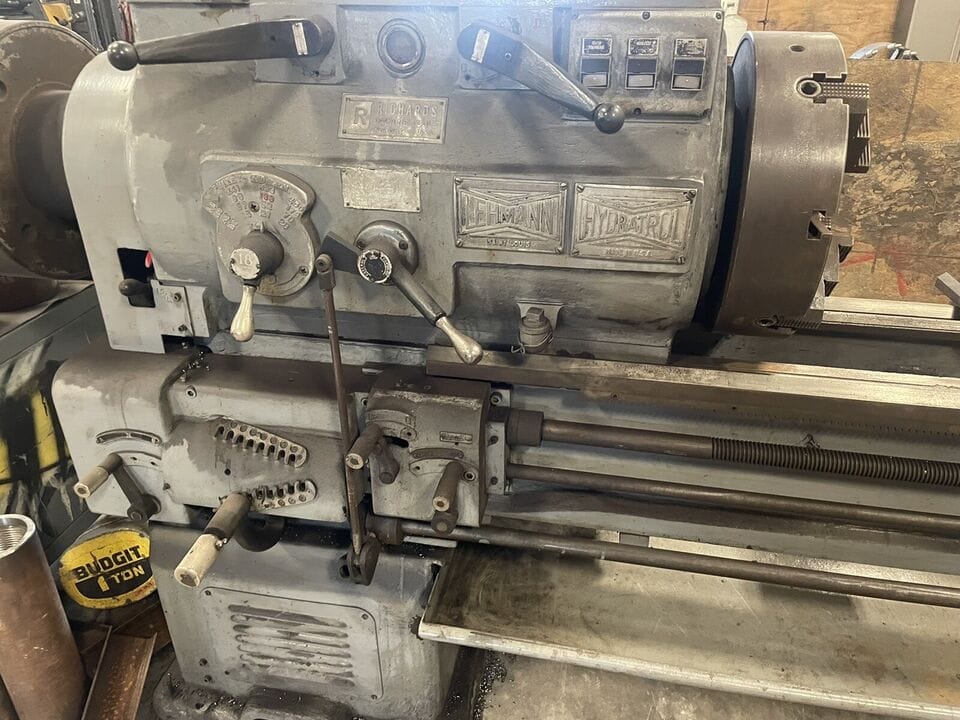 22 1/2” X 110” Lehmann Hydratrol 7” Hollow Spindle Lathe
