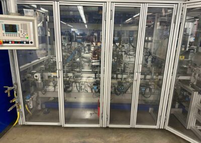 press and welding line