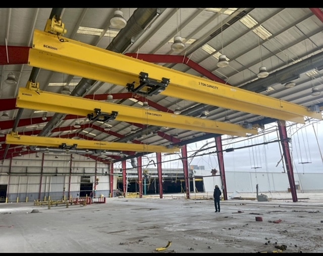 Kone Underhung Double Girder Bridge Crane, 6,000Lb. x 70'