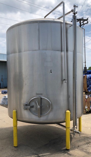 2500 Gallon, Single Wall, Cream City Boiler Co. Stainless Steal Tank
