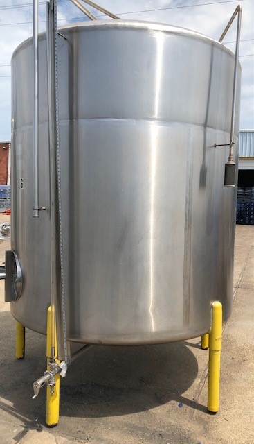 2500 Gallon, Single Wall, Cream City Boiler Co. Stainless Steal Tank