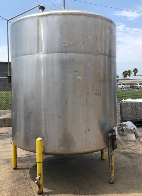 2500 Gallon, Single Wall, Cream City Boiler Co. Stainless Steal Tank