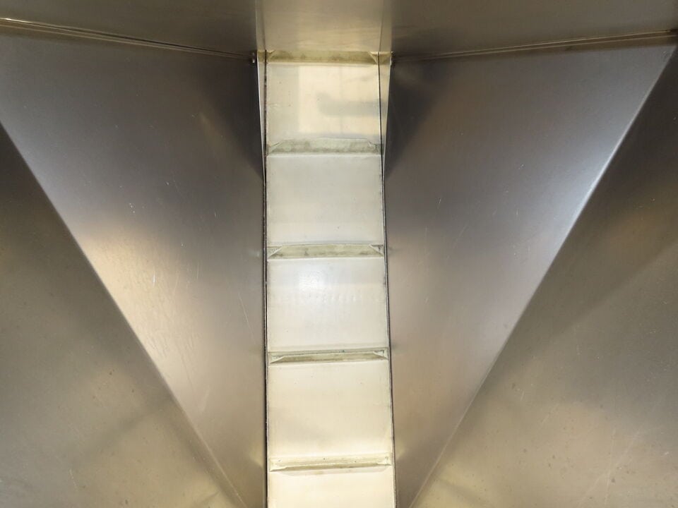 Marin G&C Bottle Cap Elevator Stainless Hopper 8" Incline Conveyor 2-15 FPM 480V