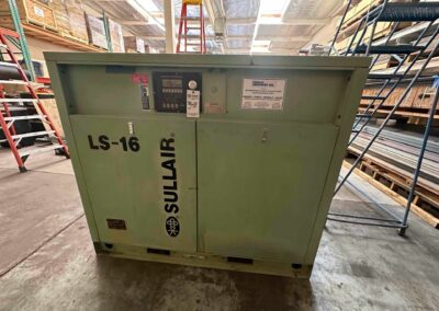 sullair ls16-75 h a c suli screw drive air compressor