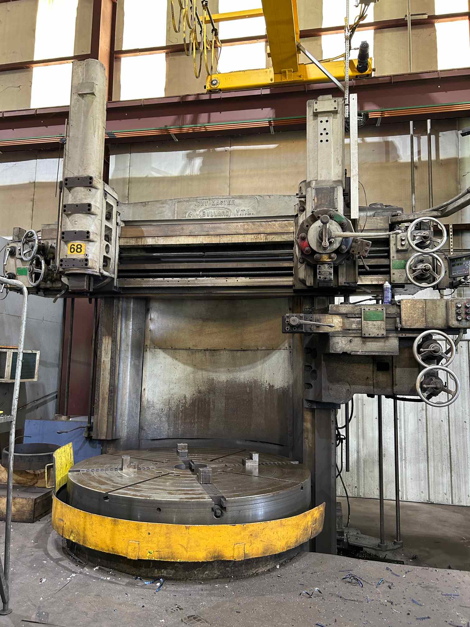 74" Vertical Turret Lathe, Bullard Cutmaster