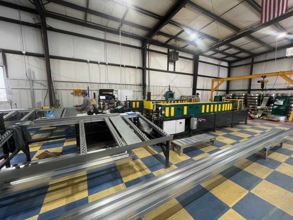 14-24 Gauge Jobsite PS800 Steel Stud and Track Rollformer