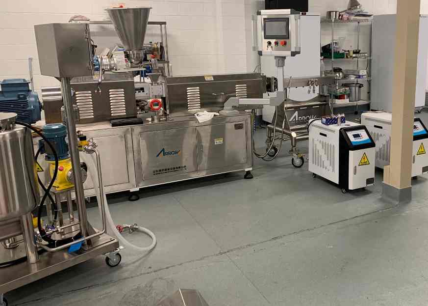 Shandong Arrow FT36 Extruder, Pilot Scale, Twin Screw, HMMA (high moisture meat analogue)