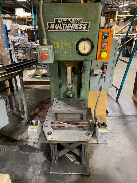 Dennison 10 Ton Hydraulic C Frame Press