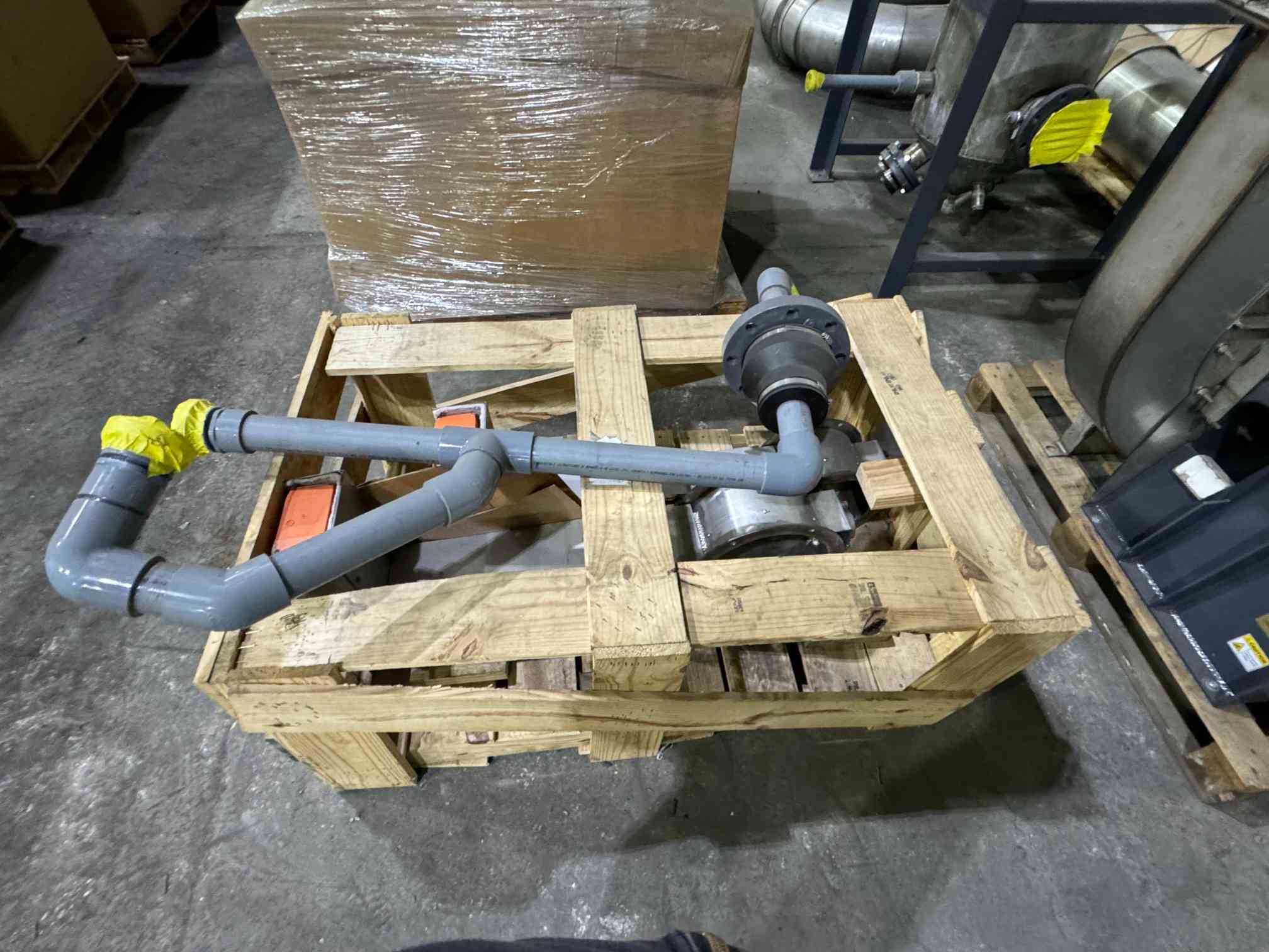 Thermal Oxidizer w/ Horizontally Fired Burner into Horizontal Oxidation Chamber