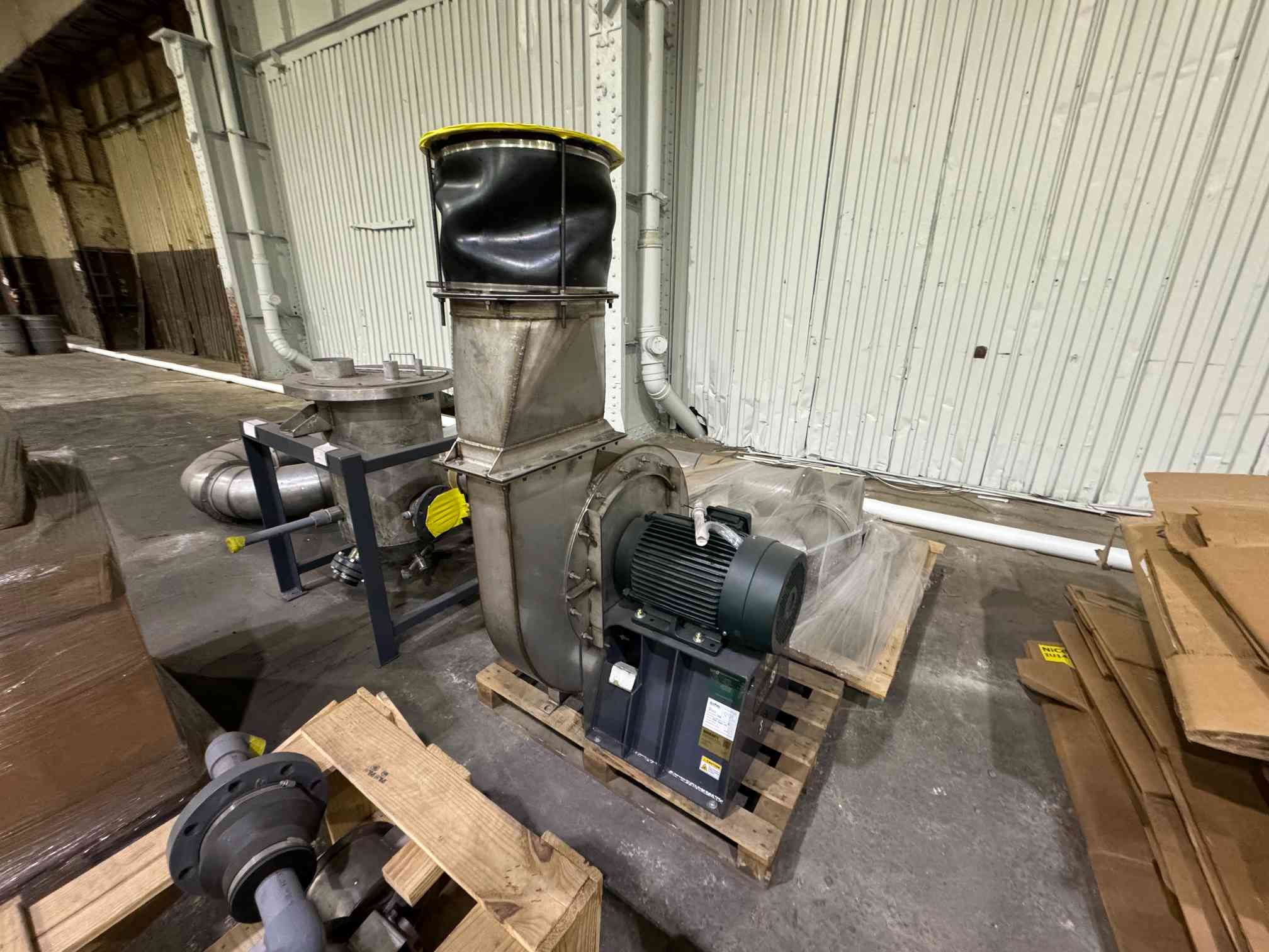 Thermal Oxidizer w/ Horizontally Fired Burner into Horizontal Oxidation Chamber