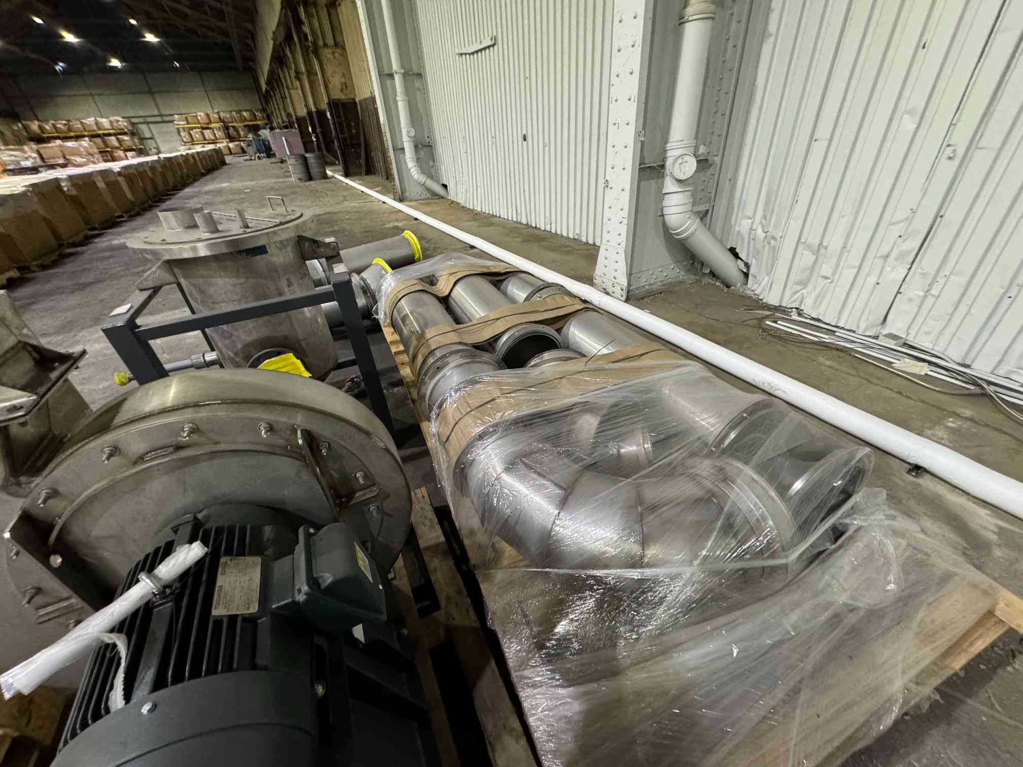 Thermal Oxidizer w/ Horizontally Fired Burner into Horizontal Oxidation Chamber