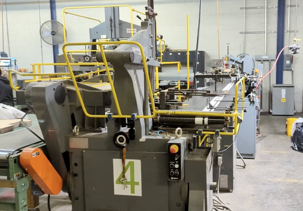 Emmeci MC 92 HSB (DX) Fully Automatic Rigid Box Line, Right-Hand Wrapper Discharge - Image 19