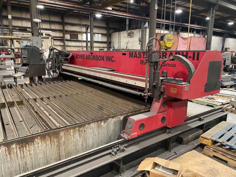 12' x 32'-6" Koike Master Graph 2 3100 CNC Plasma