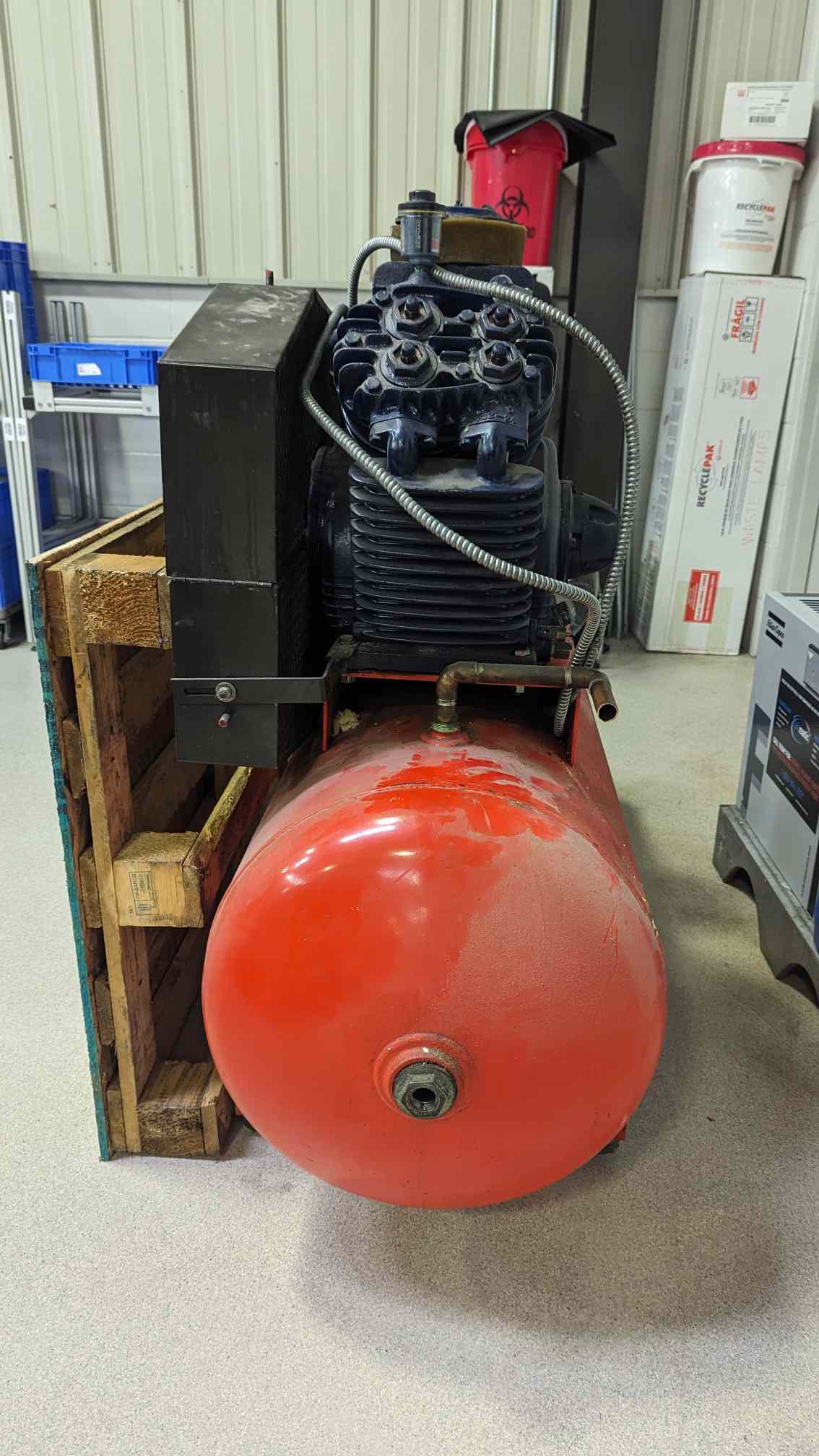 5 HP Devilbiss VDP-5051 Air Compressor