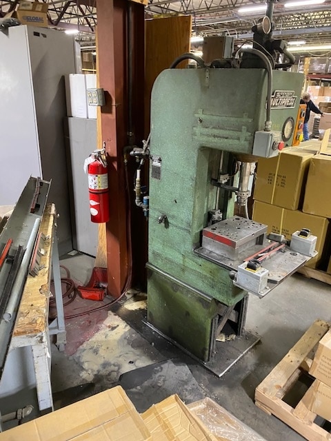 Dennison 10 Ton Hydraulic C Frame Press