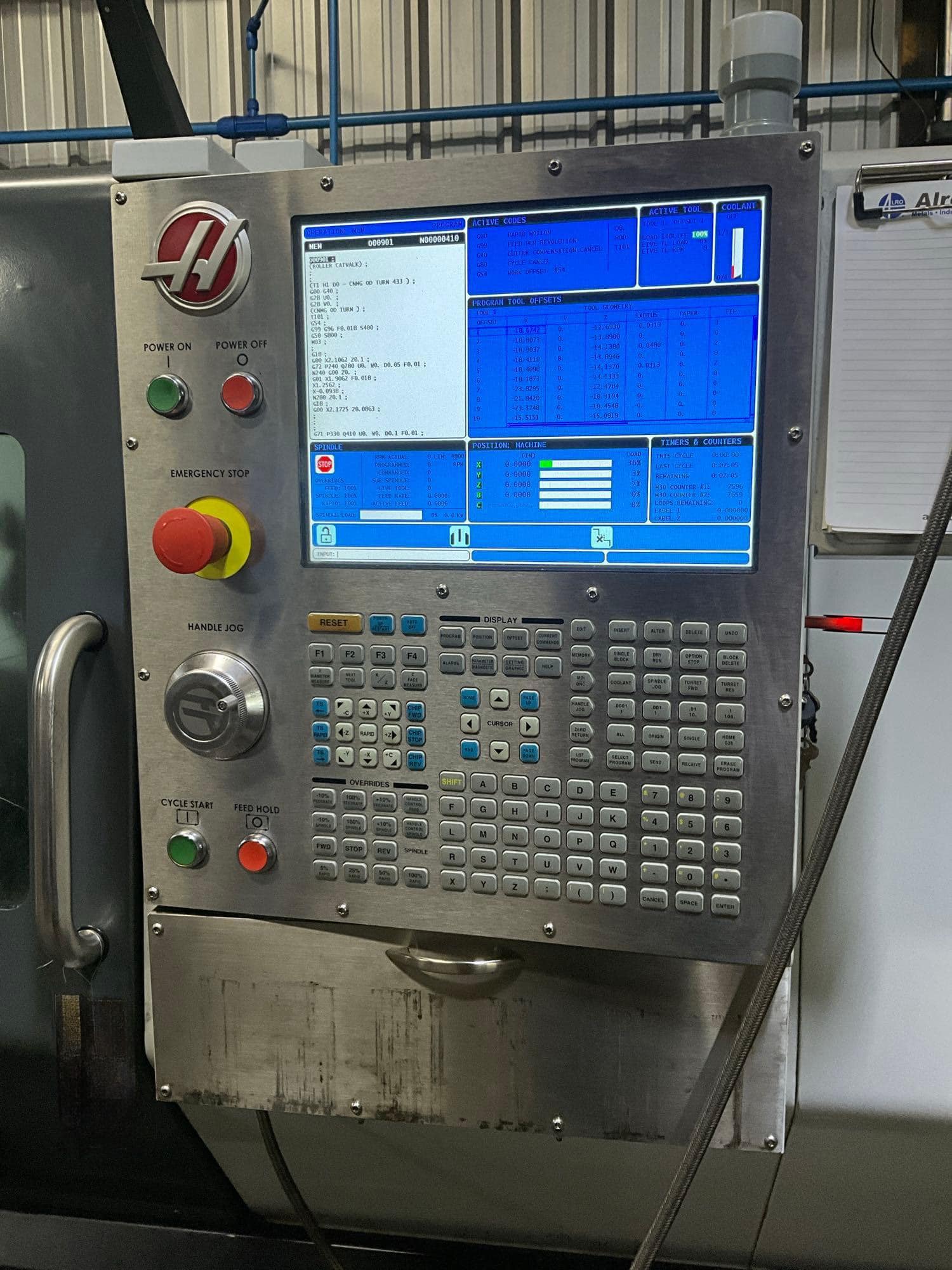 Haas DS-30Y CNC Lathe Year