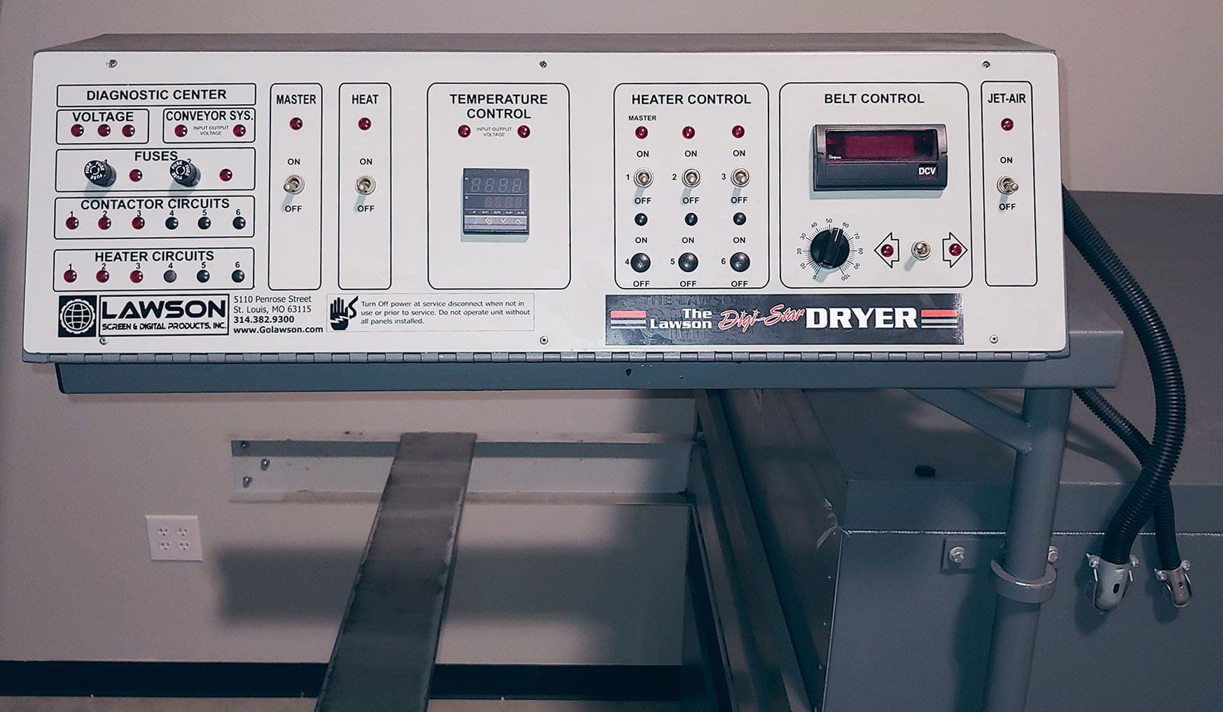 Lawson 36" x 18' Digi-Star 3618 Belt Conveyor Dryer