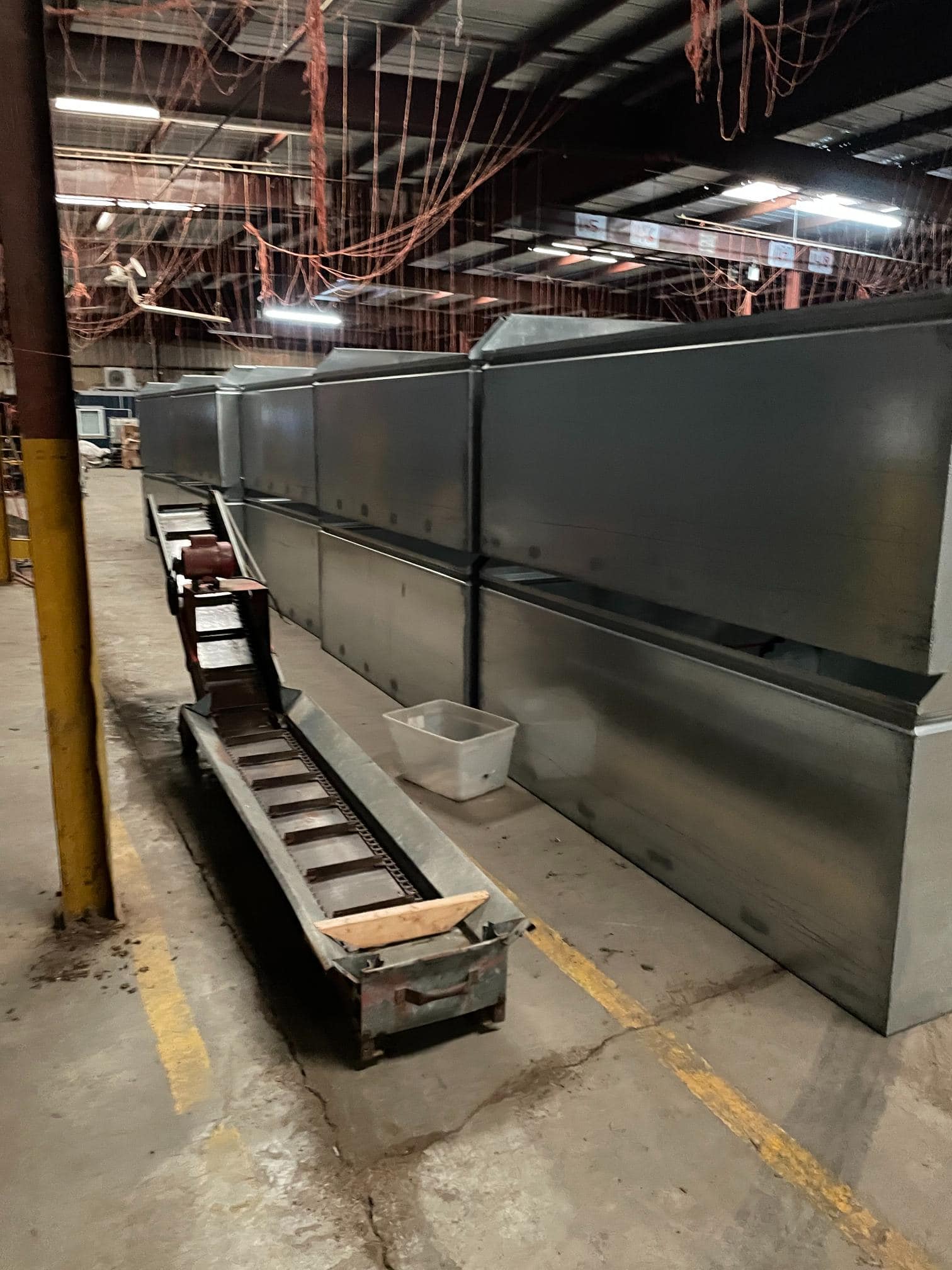 1,000,000 BTU VENTCO 05DSH2NGM-V 40' Batch Container Natural Gas Dryer