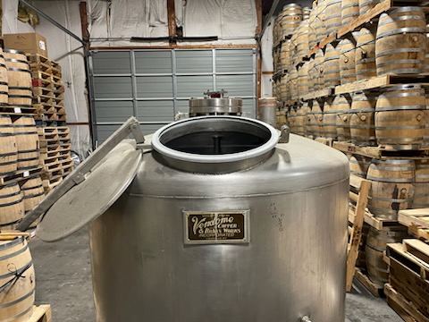 250 Gallon Vendome Direct Injection Steam Cooker with Cooling Coils
