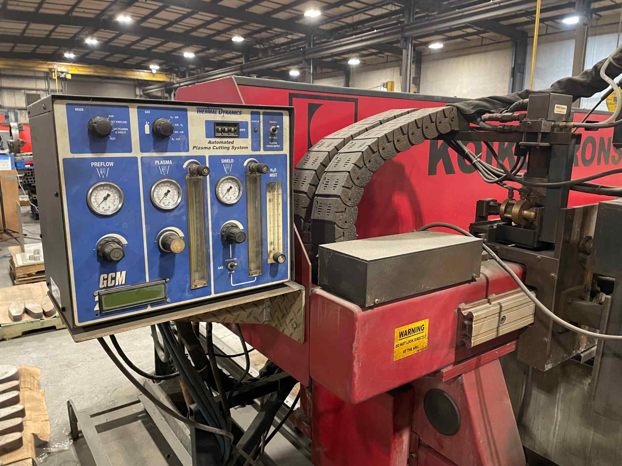 12' x 32'-6" Koike Master Graph 2 3100 CNC Plasma