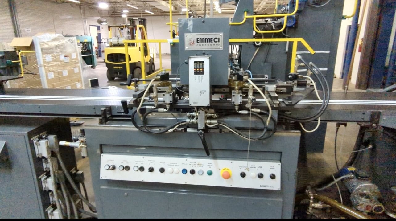 Emmeci MC 92 HSB (DX) Fully Automatic Rigid Box Line, Right-Hand Wrapper Discharge - Image 5