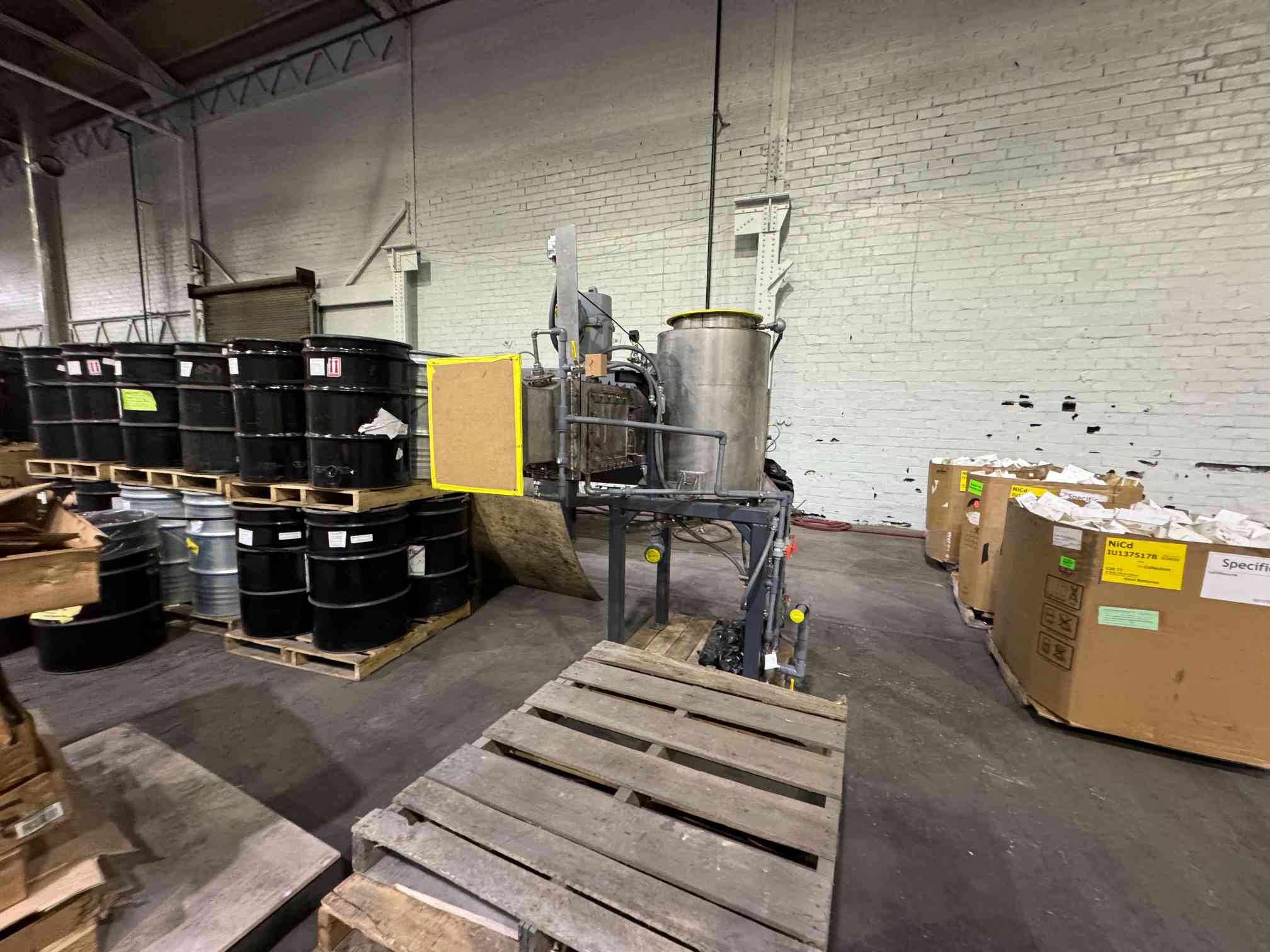 Thermal Oxidizer w/ Horizontally Fired Burner into Horizontal Oxidation Chamber