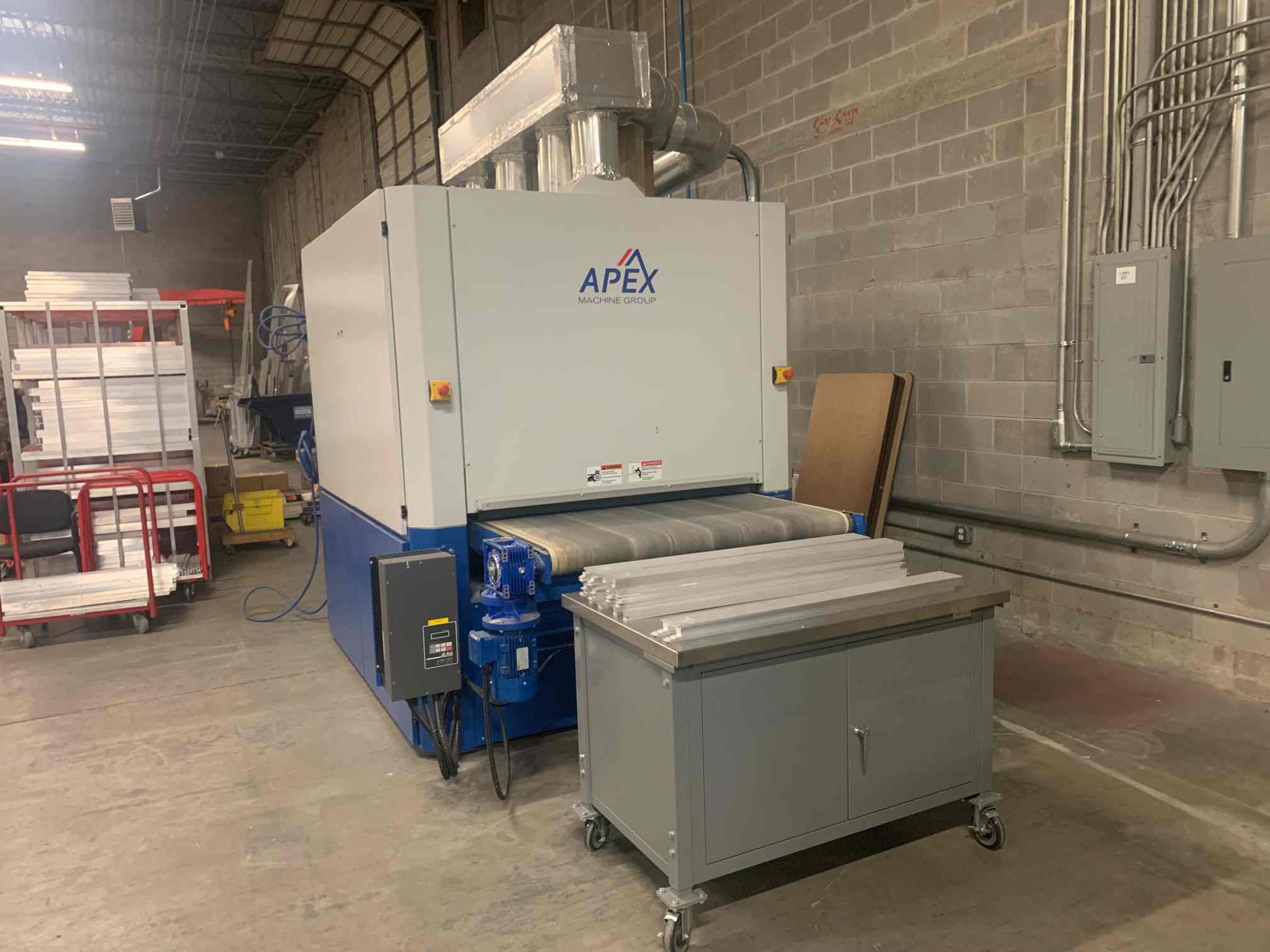 52″ 4-Head Apex Machine Group 2052M-DSSDc Sanding & Polishing Machine