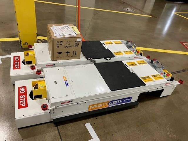 1,950 Lbs Towing Capacity DAIFUKU SmartCart 100TT-R Automatic Guided Carts