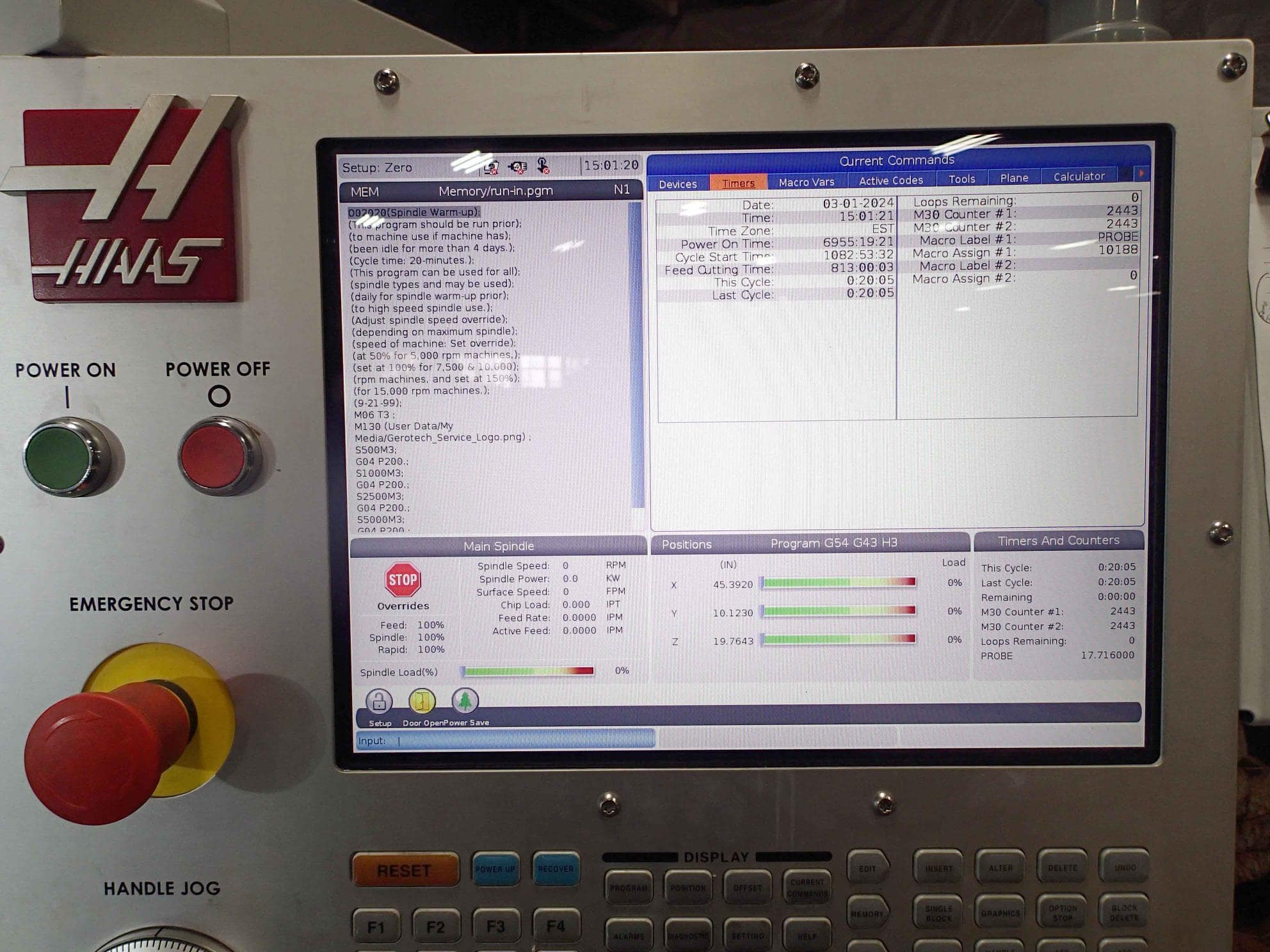 Haas VF-4SS VMC