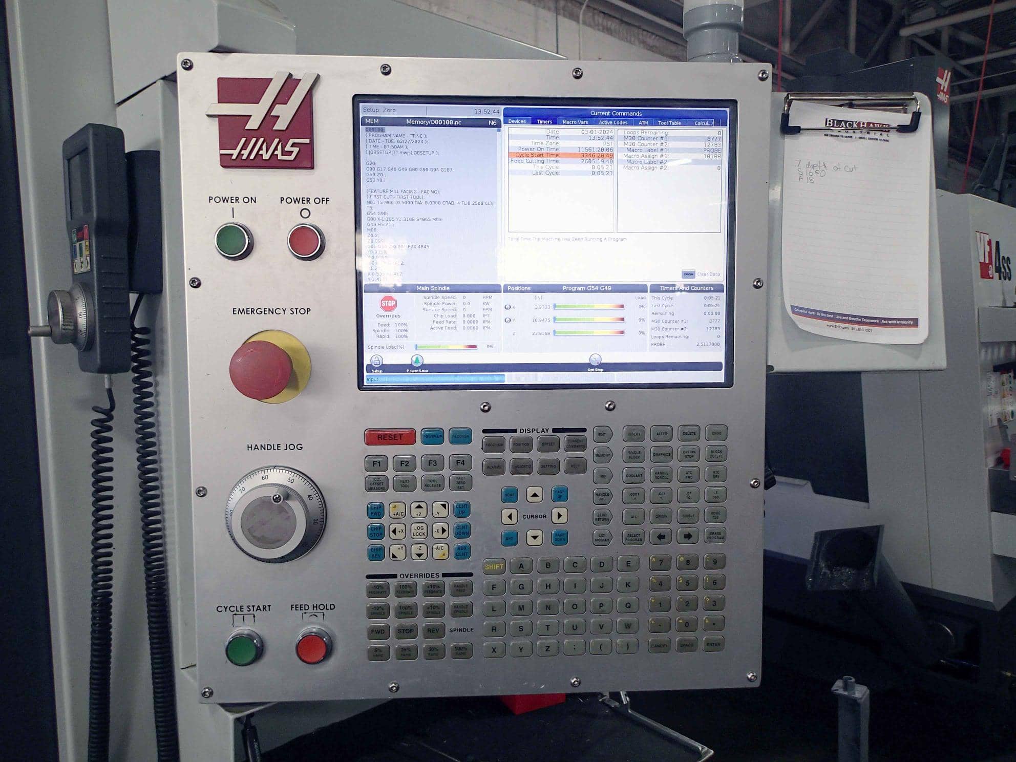 Haas VF-4SS 5-Axis VMC