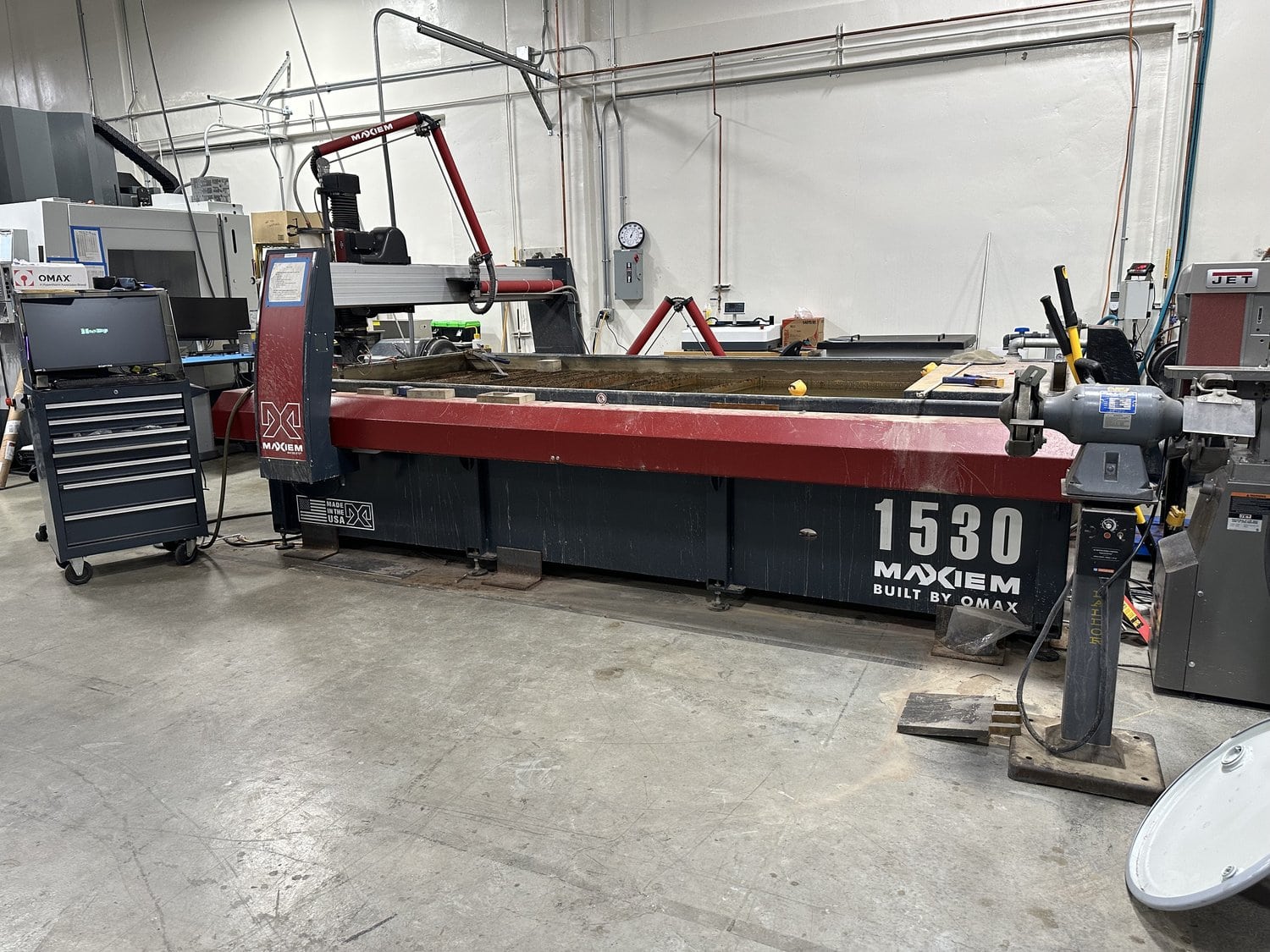 5' x 10' Omax 1530 Maxiem Waterjet