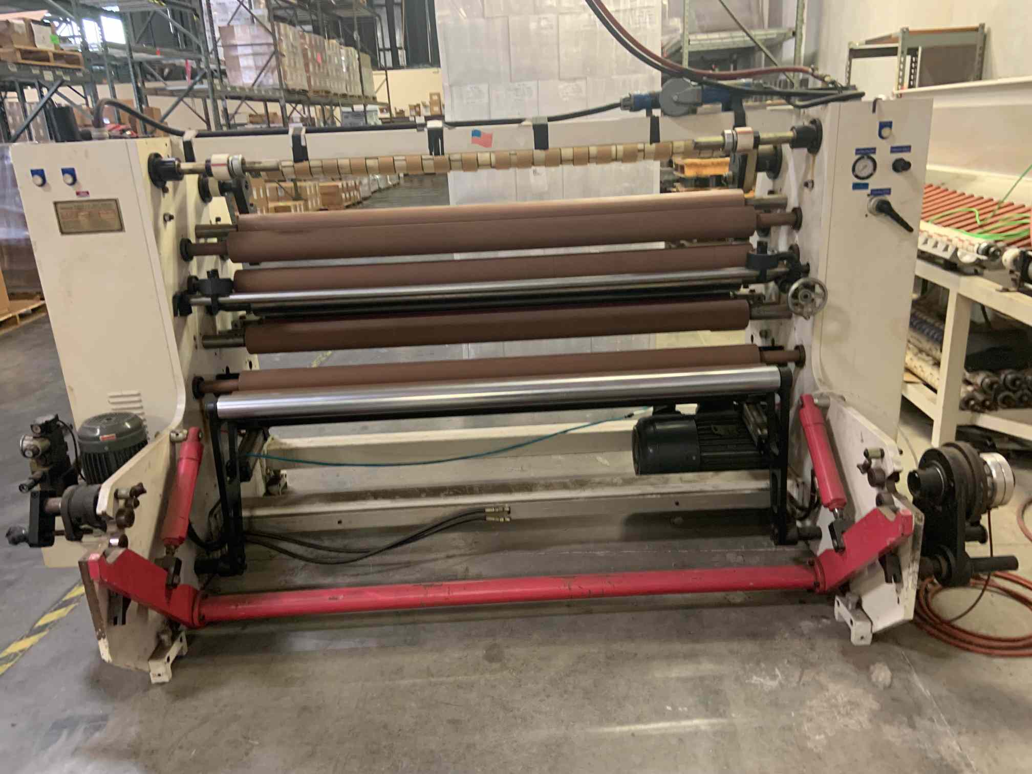 Webtec HY-BA Rewind Slitter w/Core Loader