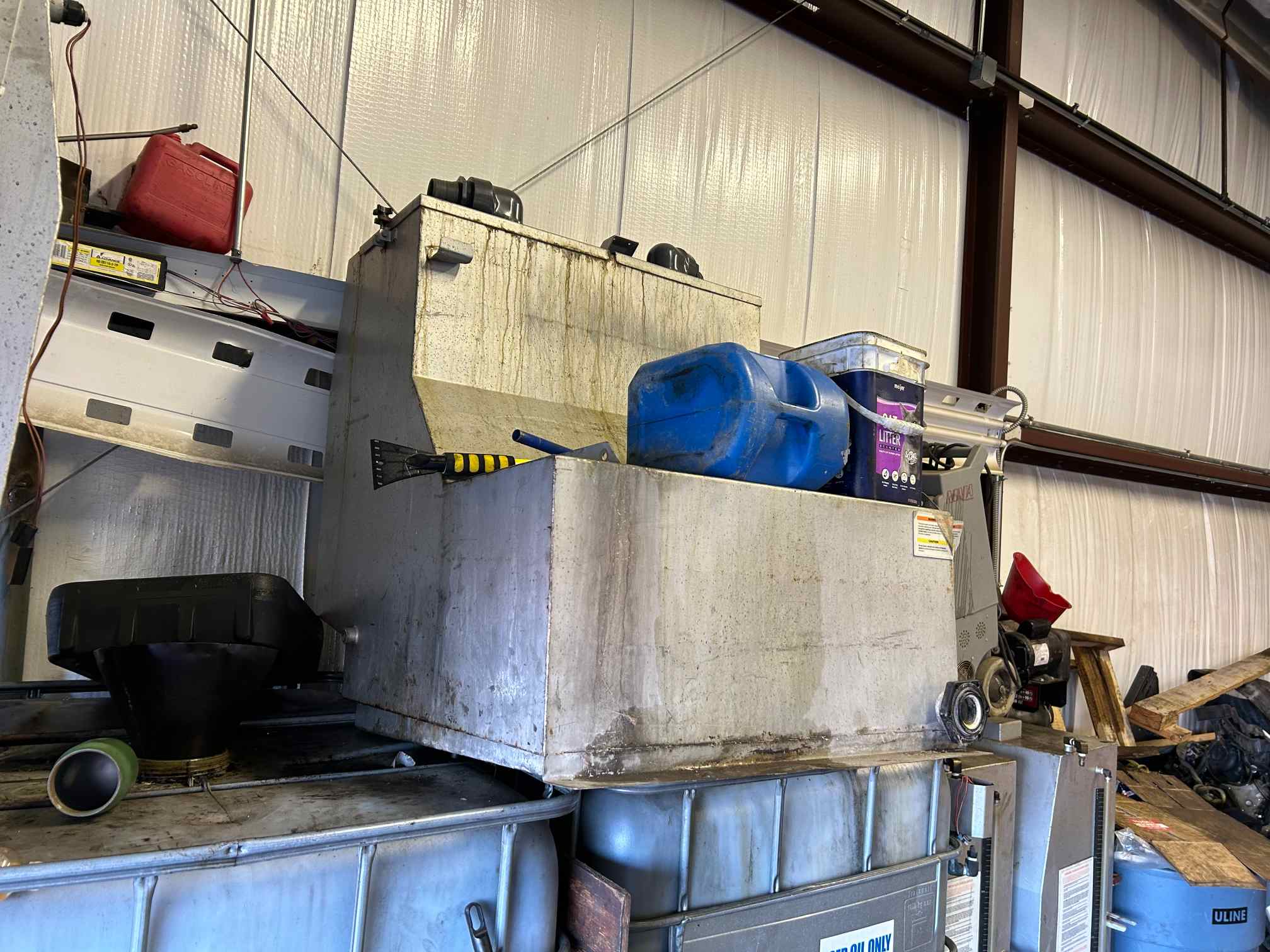 110 Gallon Stainless Steel Recovery Tank