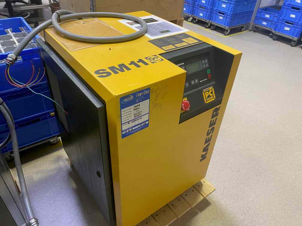 10 HP Kaeser SM11 Rotary Screw Air Compressor