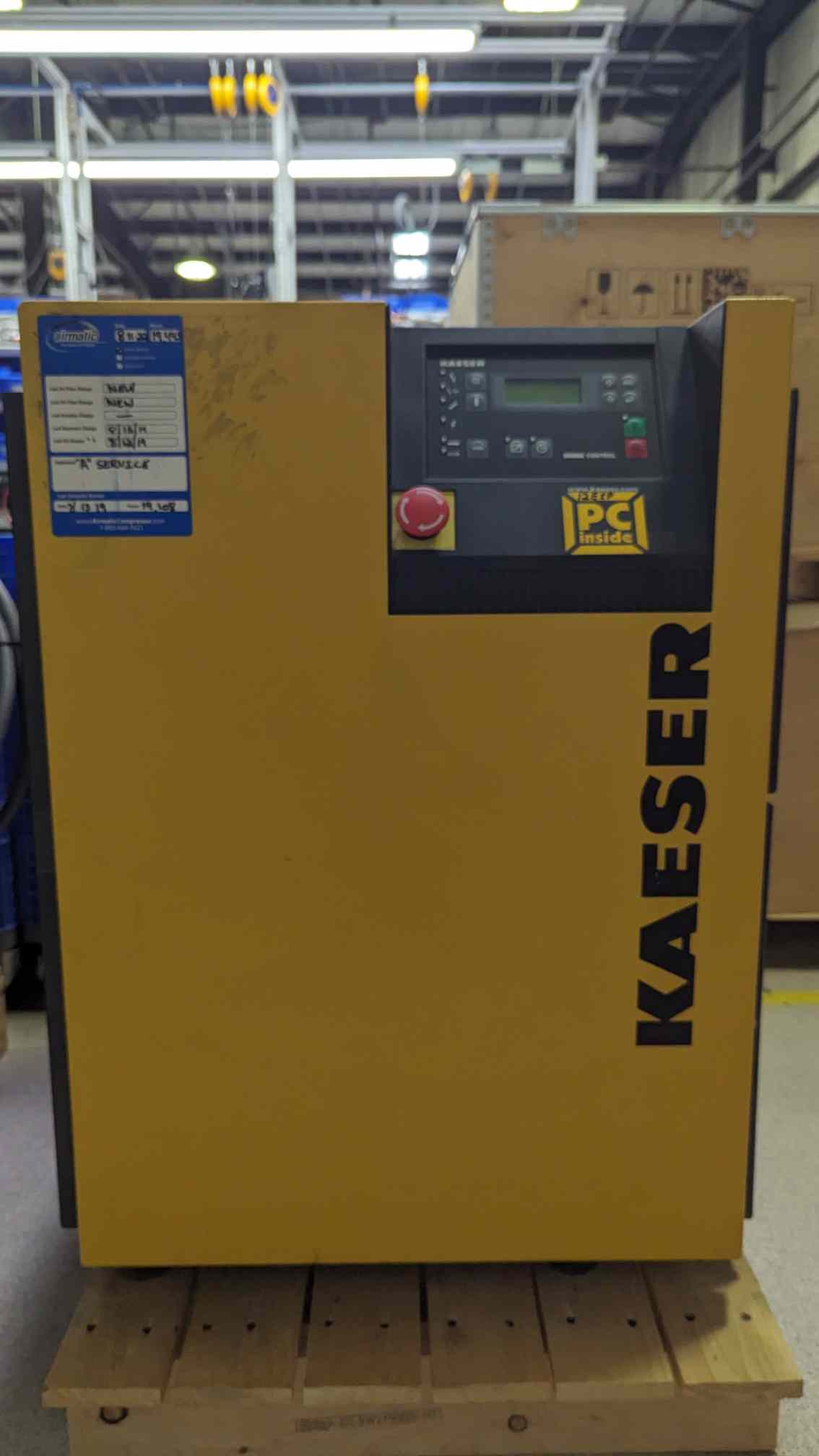 10 HP Kaeser SM11 Rotary Screw Air Compressor