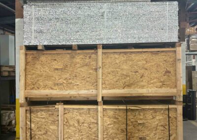 sheets of aluminum honeycomb 10 feet by 4 feet by one half inch thick