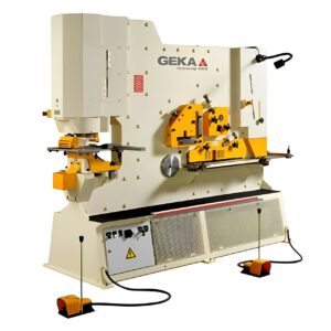 240 Ton Geka HYDRACROP 220SD Universal Ironworker