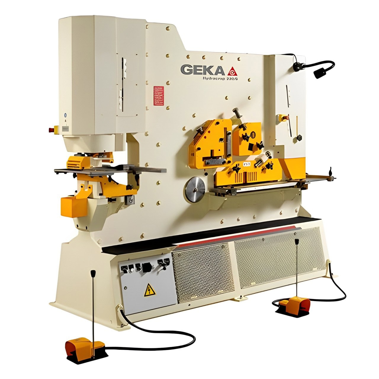 240 Ton Geka HYDRACROP 220SD Universal Ironworker